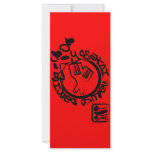 Yosakoi Naruko Dancing Rack Card Template