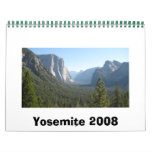 Yosemite 2008 wall calendar