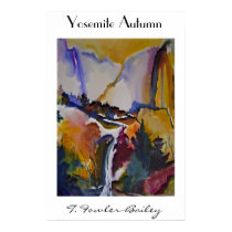 Yosemite Autumn By T. Fowler-Bailey posters by gottapaint Yosemite Autumn By T. Fowler-Bailey posters