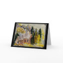 Yosemite Chapel Watercolor Card