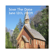 Yosemite Church Save The Date Magnet