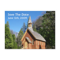 Yosemite Church Save The Date Postcard