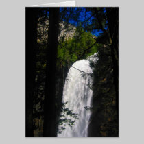 yosemite falls through trees cards