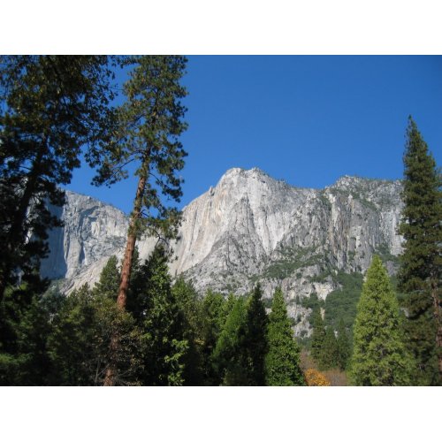 Yosemite mountain poster print
