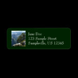 Yosemite Mountain View Return Address Label