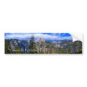 Yosemite National Park Bumper Sticker bumper stickers