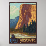 Yosemite National Park, CA - El Capitan Poster