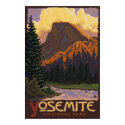 Yosemite National Park - Half Dome Travel Poster posters by LanternPress Yosemite National Park - Half Dome Travel Poster posters