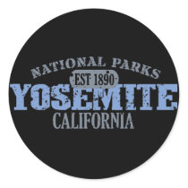 Yosemite National Park Round Sticker
