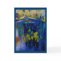 Yosemite on the Merced River, Watercolor Card
