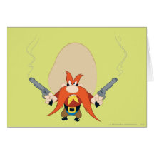 Yosemite Sam Back Off Greeting Cards