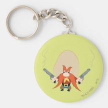 Yosemite Sam Back Off Keychains