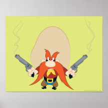 Yosemite Sam Back Off Poster