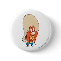 Yosemite Sam Hands on Hips Button