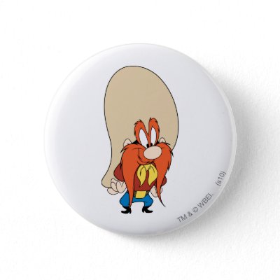 Yosemite Sam Hands on Hips buttons