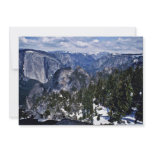 Yosemite Valley And Sierra Nevada From Dewey Point Custom Invites