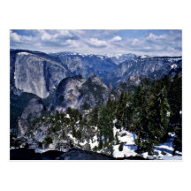 Yosemite Valley And Sierra Nevada From Dewey Point Post Card