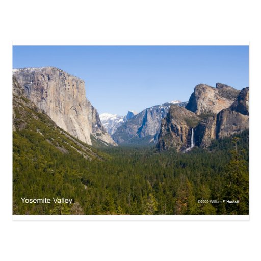 Yosemite Valley April California Products Postcard