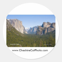 Yosemite Valley April California Products Stickers