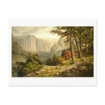 Yosemite Valley California from Mariposa Trail postcards