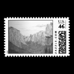 Yosemite Valley from Tunnel View postage