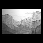 Yosemite Valley from Tunnel View posters