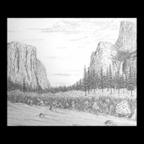 Yosemite Valley - River View posters