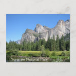 Yosemite View Postcard postcard