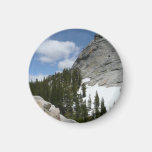 Yosemite's Snowy Granite Domes Magnet