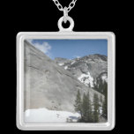 Yosemite's Snowy Granite Domes Necklace