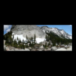 Yosemite's Snowy Granite Domes Panoramic Print