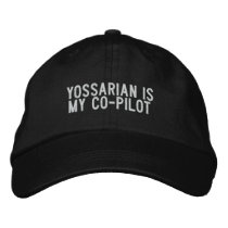 Yossarian is my co-pilot embroidered hats by funnycustomtshirts Yossarian is my co-pilot embroidered hats