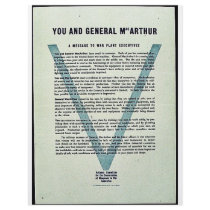 You And General Mac Arthur flyers by ww2posters You And General Mac Arthur flyers