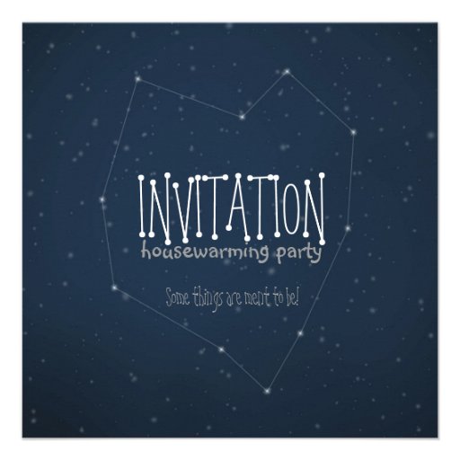 You and I are written in the stars Invites