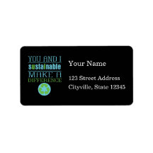 You and I Sustainable Custom Address Labels