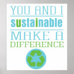 You and I Sustainable Poster