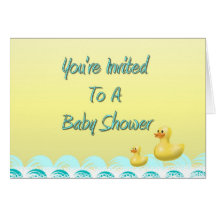 You're Invited To A Baby Shower Card