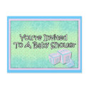 You're Invited To A Baby Shower postcards by TheStampStore You're Invited To A Baby Shower postcards