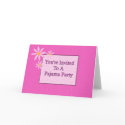 You're Invited To A Pajama Party cards