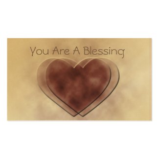 &quot;You Are A Blessing&quot; Love Notes Business Card