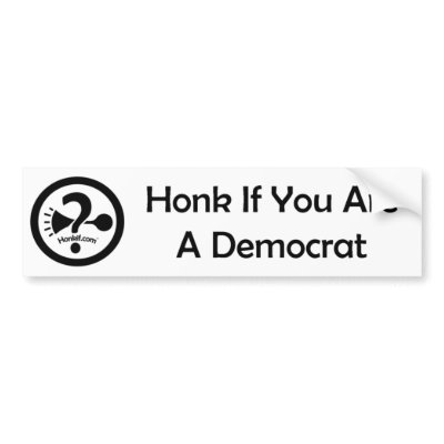 You Are A Democrat Bumper Sticker by Honkif