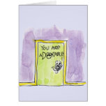 You are aDOORable cartoon cards