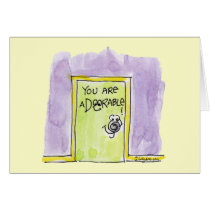 You are aDOORable cartoon cards