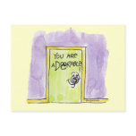 You are aDOORable cartoon postcards