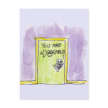 You are aDOORable cartoon postcards