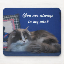 You are always in my mind mousepad mousepads