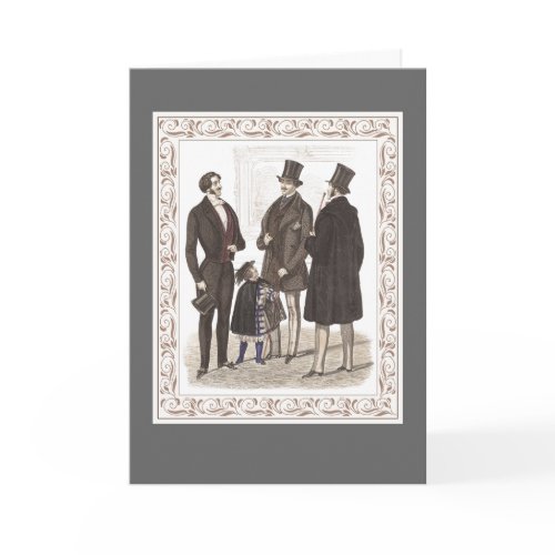 Say Thank You to the Perfect Gentleman with This Biedermeier Card