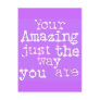 You Are Amazing Postcards