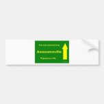 You Are Approaching Awesomeville Bumper Sticker