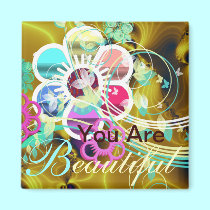 You Are Beautiful magnets